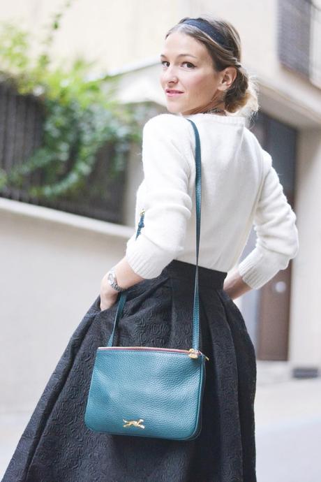 BARROQUE MIDI SKIRT