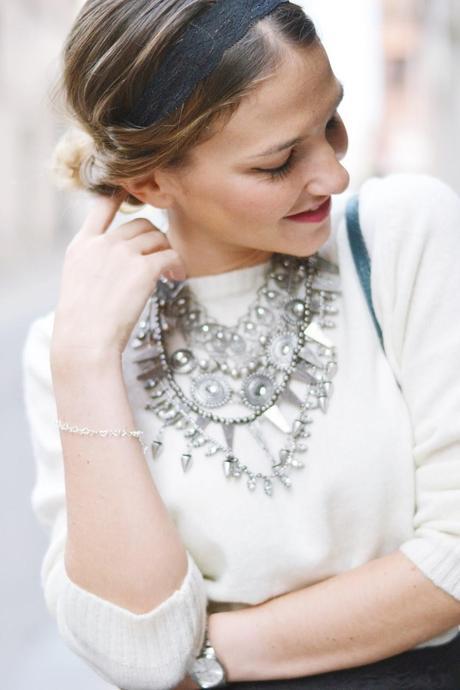 BARROQUE MIDI SKIRT