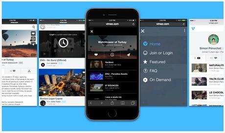 Vimeo lanza nuevo sitio móvil, que permite marcar vídeos para ver luego y ofrecer likes