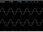 Convierta smartphone tableta osciloscpio