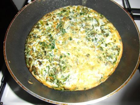 Tortilla de espinacas
