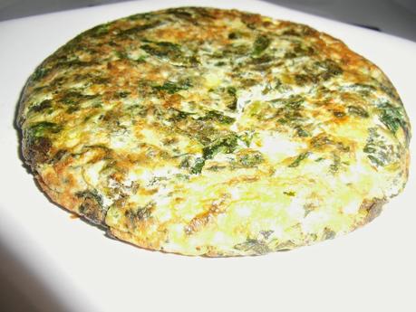Tortilla de espinacas