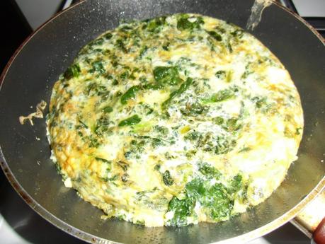Tortilla de espinacas