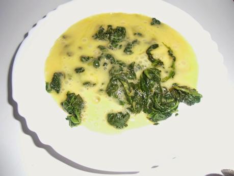 Tortilla de espinacas