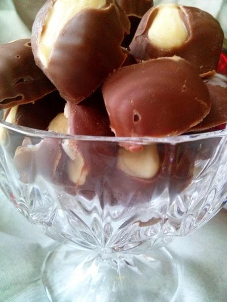 Bombones de Almendras en el Microondas