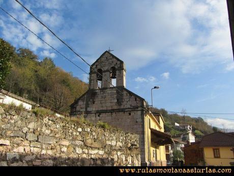 Ruta Baiña, Magarrón, Bustiello, Castiello. Iglesia