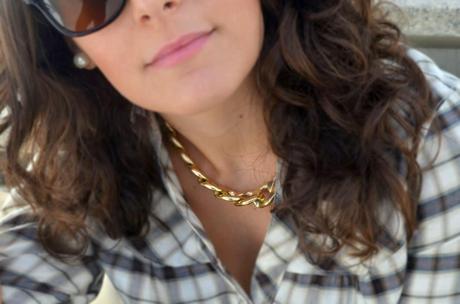 mi vestido azul, look, castellón, blog de moda, camisa de cuadros, blogger, fashion 