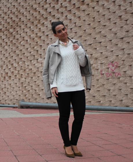 Básico con jersey blanco...