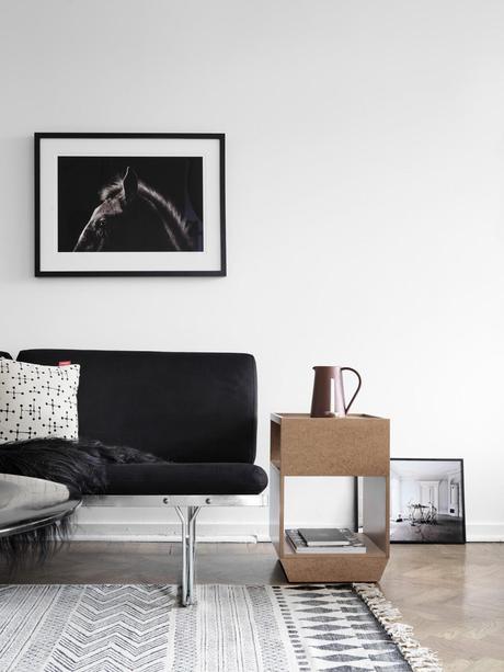 BLANCO Y NEGRO CON TOQUES DE ROSA PASTEL