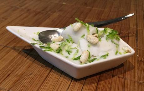 Helado de coco sin leche