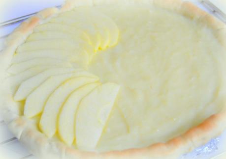 Tarta de manzana casera y tradicional