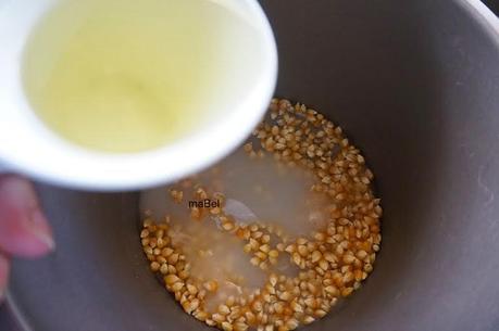 Palomitas con caramelo, pochoclo caramelizado