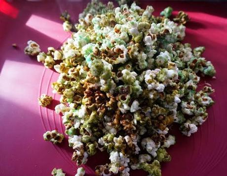 Palomitas con caramelo, pochoclo caramelizado