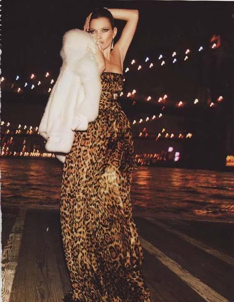 Animal print, leopardo, como combinarlo y elegirlo kate-moss-leopard-print