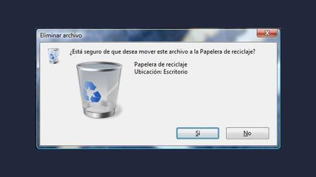 Como recuperar archivos borrados papelera de reciclaje