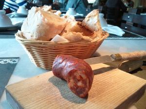 aperitivo de chorizo 