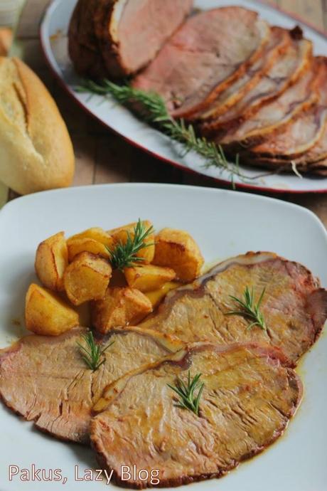 Rosbif de ternera de Extremadura al Pimentón de la Vera. Receta de asado para Navidad