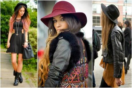 Looks con sombrero Fedora