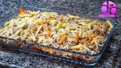 NACHOS CON CARNE Y QUESO