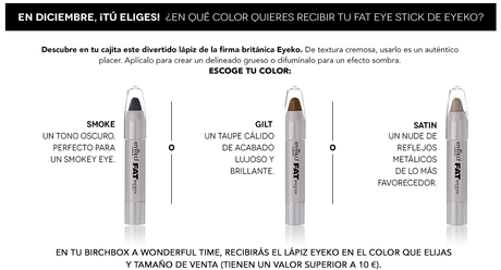 caja birchbox diciembre 2014 a wonderful time