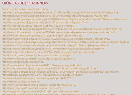 Curiosidades sobre la Maratón de Málaga 2014