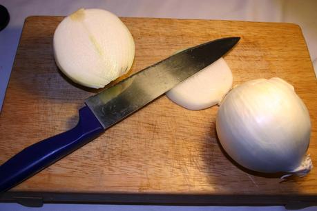 picando cebolla