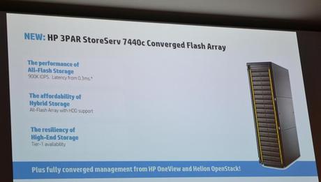 Storage: Almacenamiento garantizado con HP 3PAR StoreServ 7440c flash array #HPDiscover