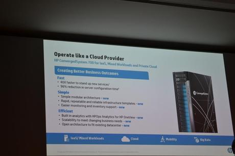 Con el HP ConvergedSystem 700 , puedes operar como proveedor de una nube privada #HPDiscover