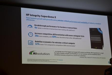 Servidores de Misión Crítica:  HP Integrity Superdome X / HP Integrity NonStop X  #HPDiscover 2014