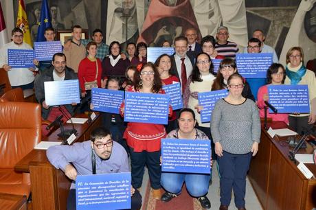Xabeca de Almadén participa en los actos del Día Internacional de las Personas con Discapacidad celebrado en Diputación