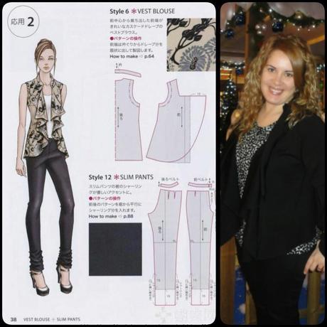 Chaqueta con ondas Chaqueta con ondas