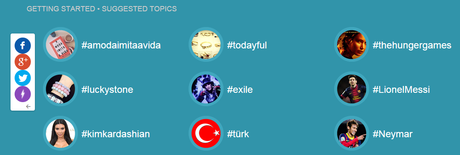 cur.to es. Agregador de redes sociales basado #Hashtags