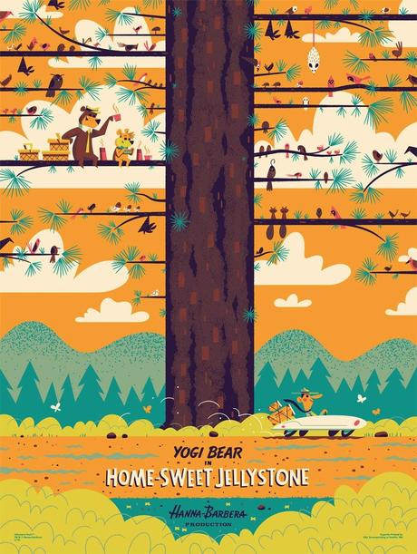 Mondo , posters de homenaje de los clásicos Hanna-Barbera