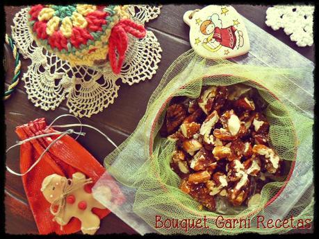 Receta de Navidad. Praliné de nueces y almendras