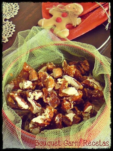 Receta de Navidad. Praliné de nueces y almendras