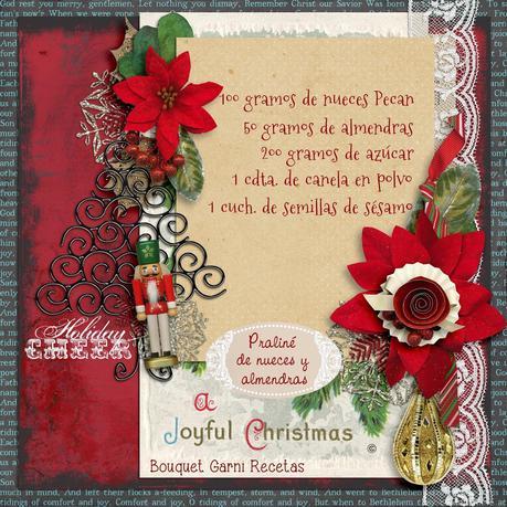 Receta de Navidad. Praliné de nueces y almendras