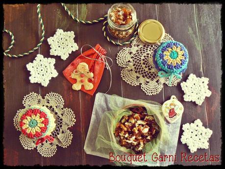 Receta de Navidad. Praliné de nueces y almendras