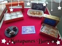 BOMBONES DE  PASTA DE ALMENDRAS CON SABOR A CHICLE DE FRESA Y A MOJITO