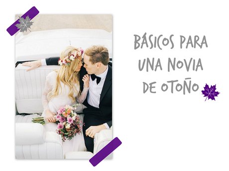 I do: 2 puntos fuertes para una novia de otoño