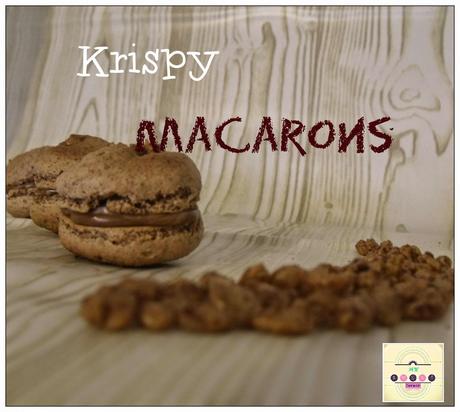 Macarons con Krispy( cereal Krispy y Nutella)