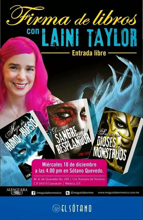 [EVENTOS] Laini Taylor en el Distrito Federal