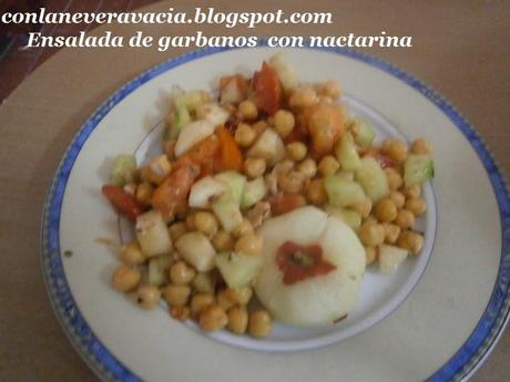 ENSALADA DE GARBANZOS CON PLATARINA