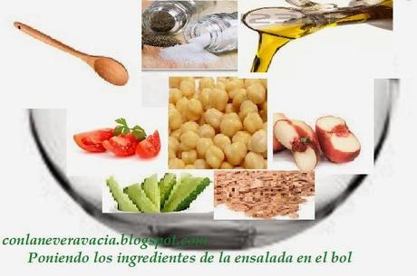 ENSALADA DE GARBANZOS CON PLATARINA