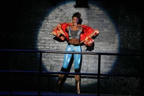 ENT: FILMED LIVE ON BROADWAY  Pictured: Renée Elise Goldsberry as Mimi.  Photo: Casey Stouffer