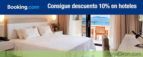 Código Cupón descuento Hoteles Booking 10%