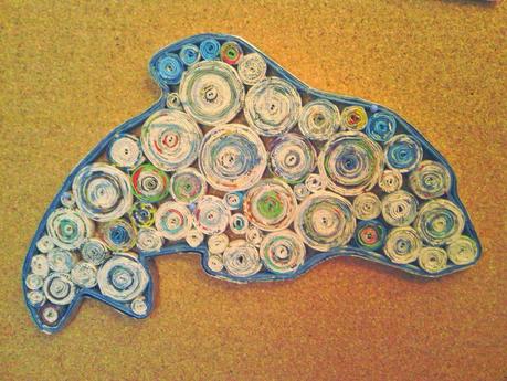 Delfín de papel