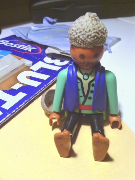 Peluca para un clic de Playmobil