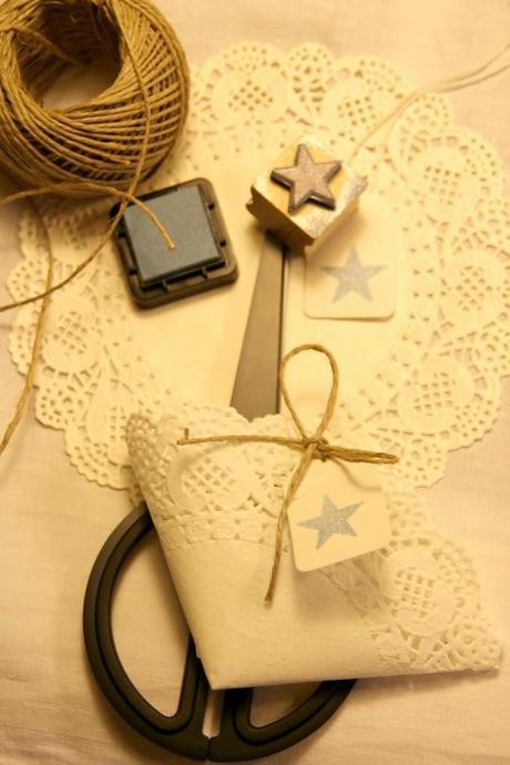 finde frugal: bolsitas de regalo para las mesas navideñas