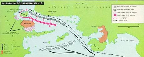 mapa batalla salamina