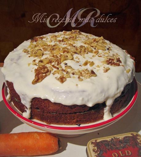 TARTA DE ZANAHORIA CON CREMA DE CAFÉ Y QUESO TARTA DE ZANAHORIA CON CREMA DE CAFÉ Y QUESO